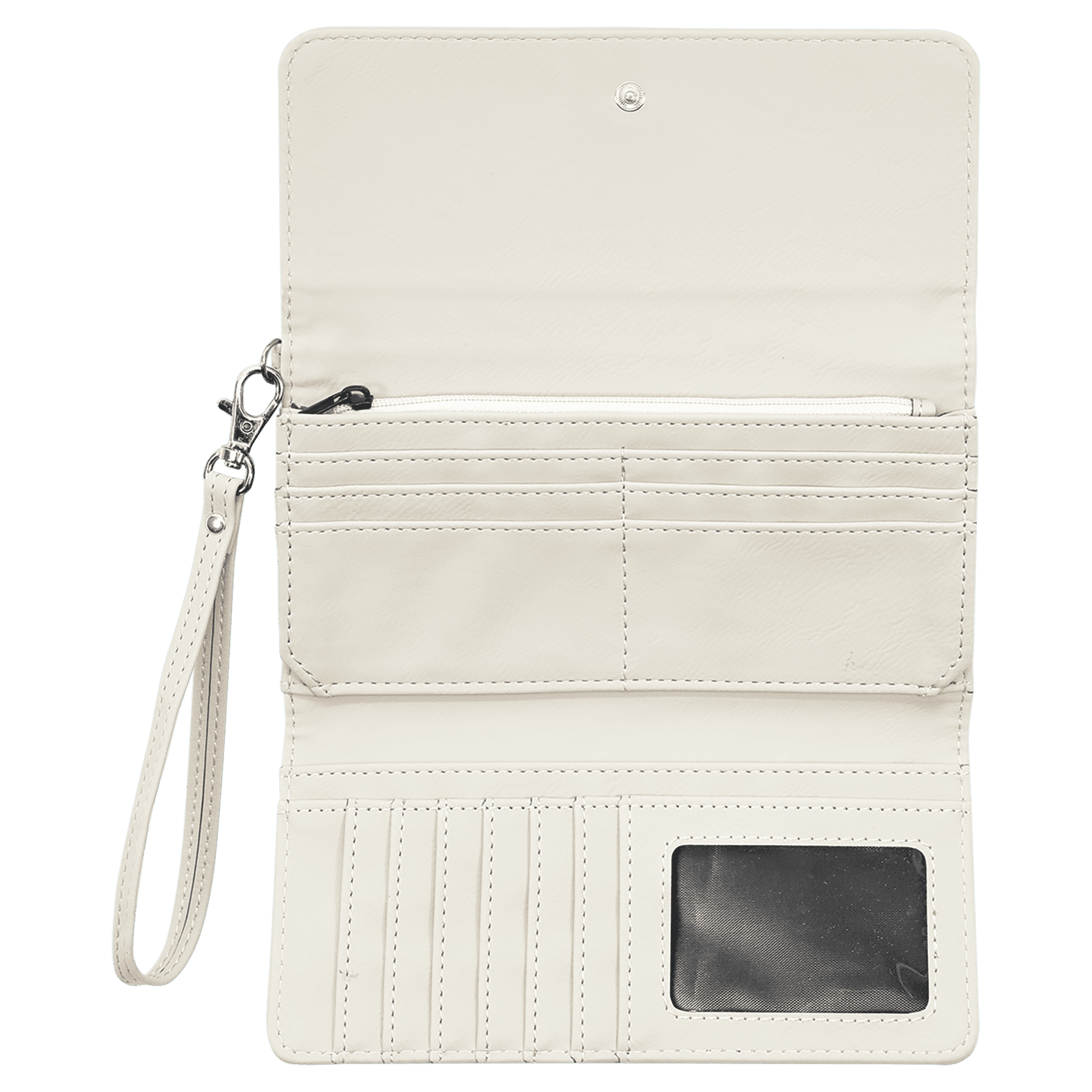 Leatherette Wallet with Strap