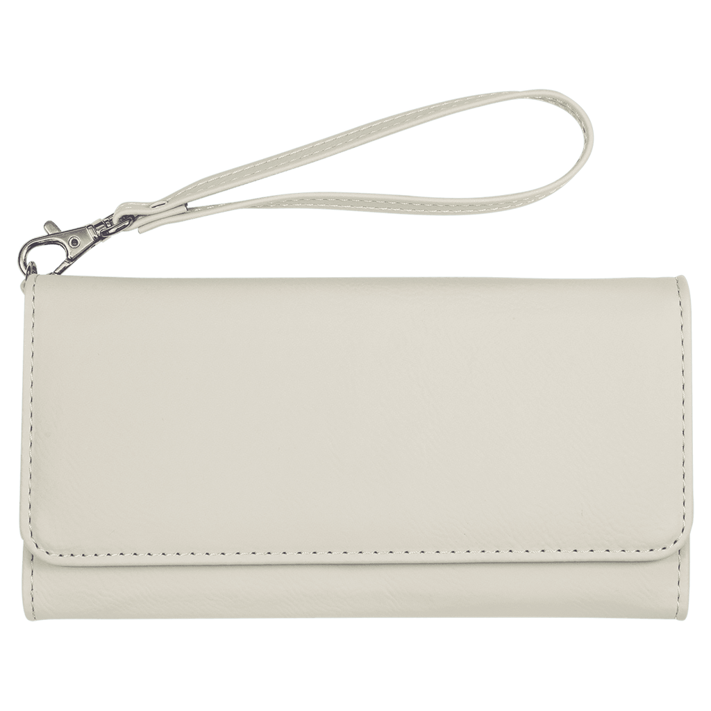 Leatherette Wallet with Strap