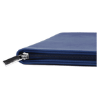 Blue Zippered Portfolio