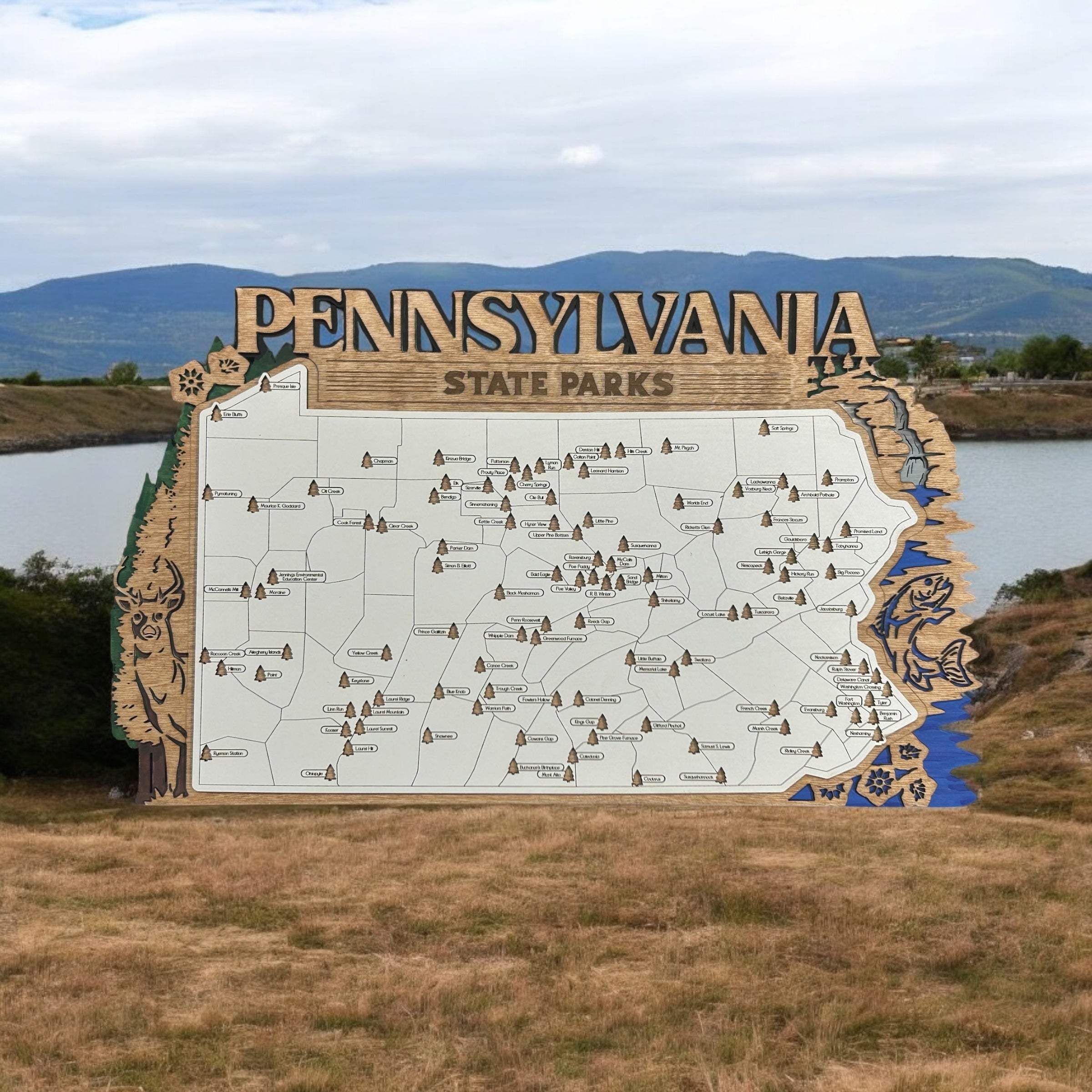 Pennsylvania Stare Park Map