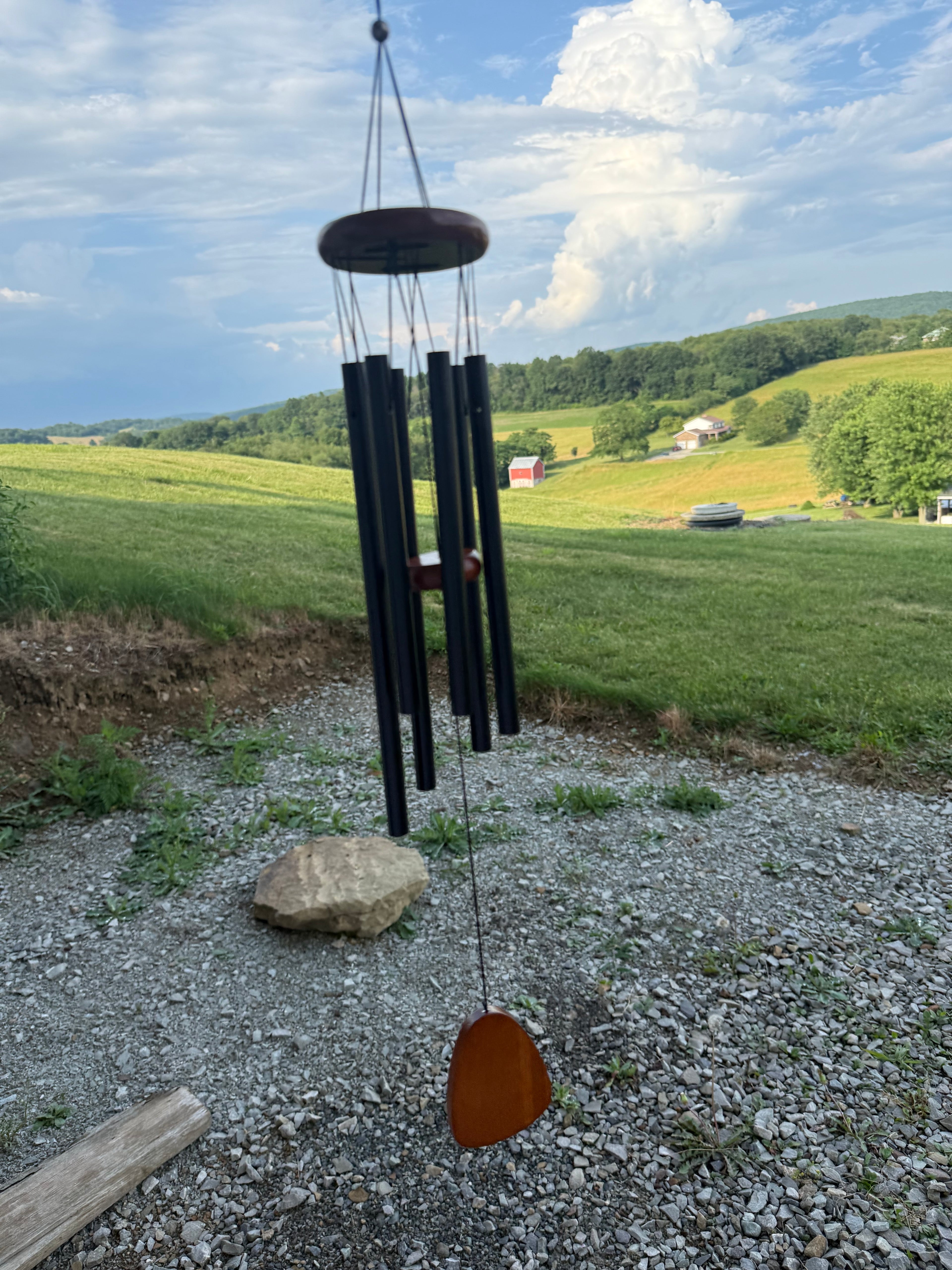 24" Black Wind Chime