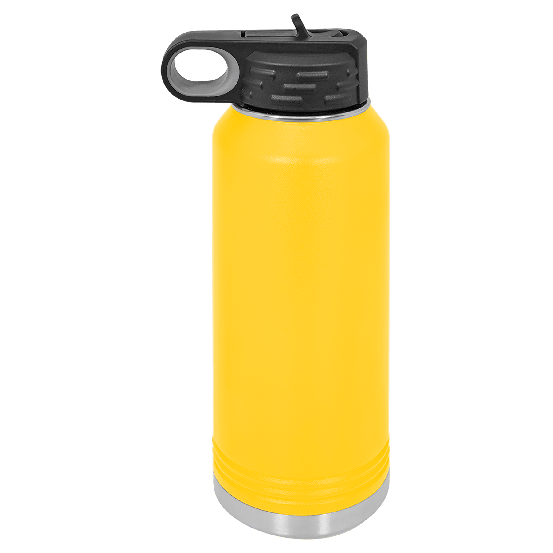 Custom Designed - 20 oz Yellow Water Bottle