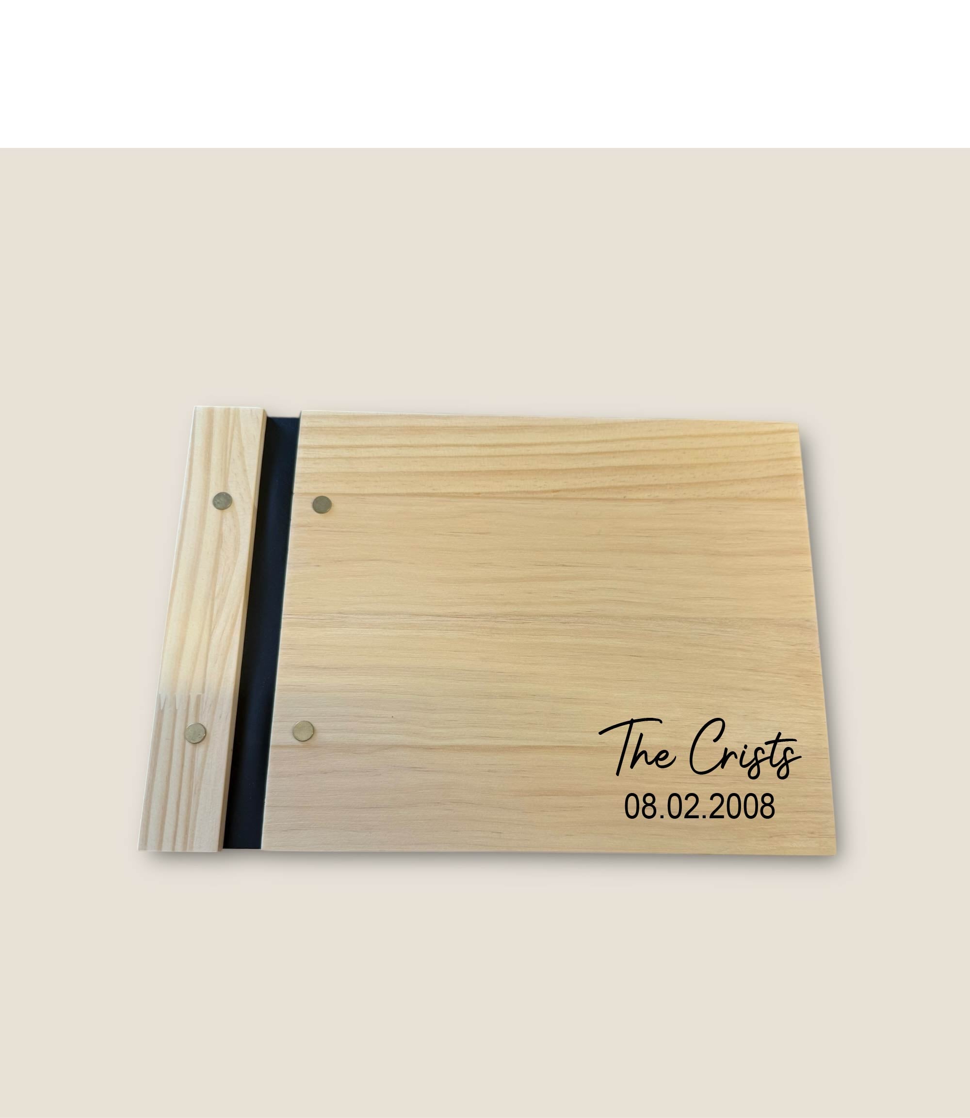 Wooden Guest Book