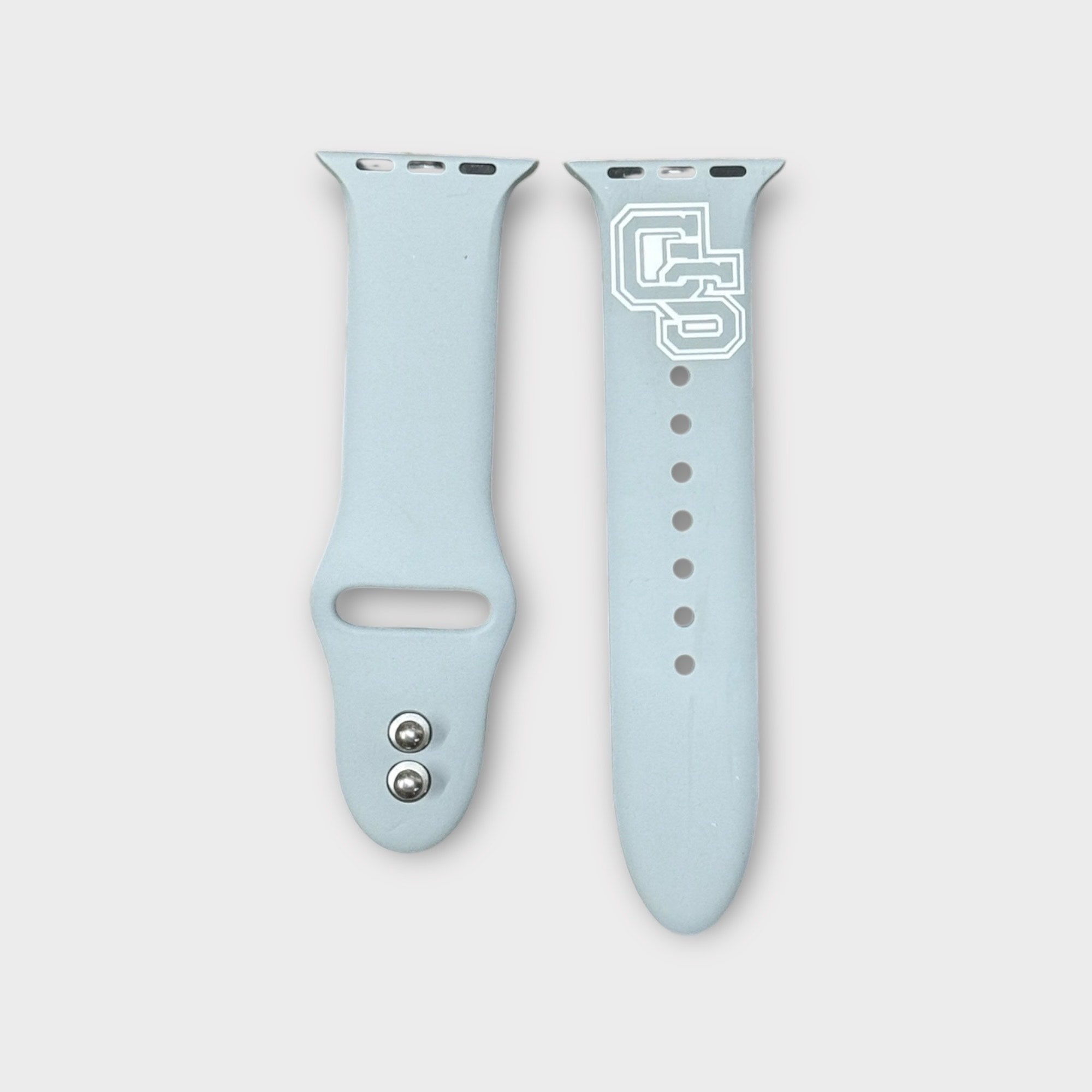 Gray/White Watch Bands