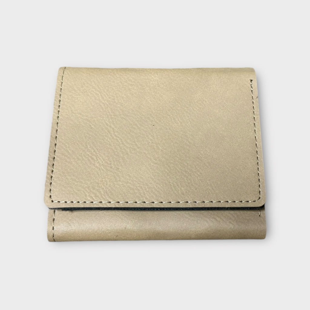 Trifold Wallet with Snap Closure