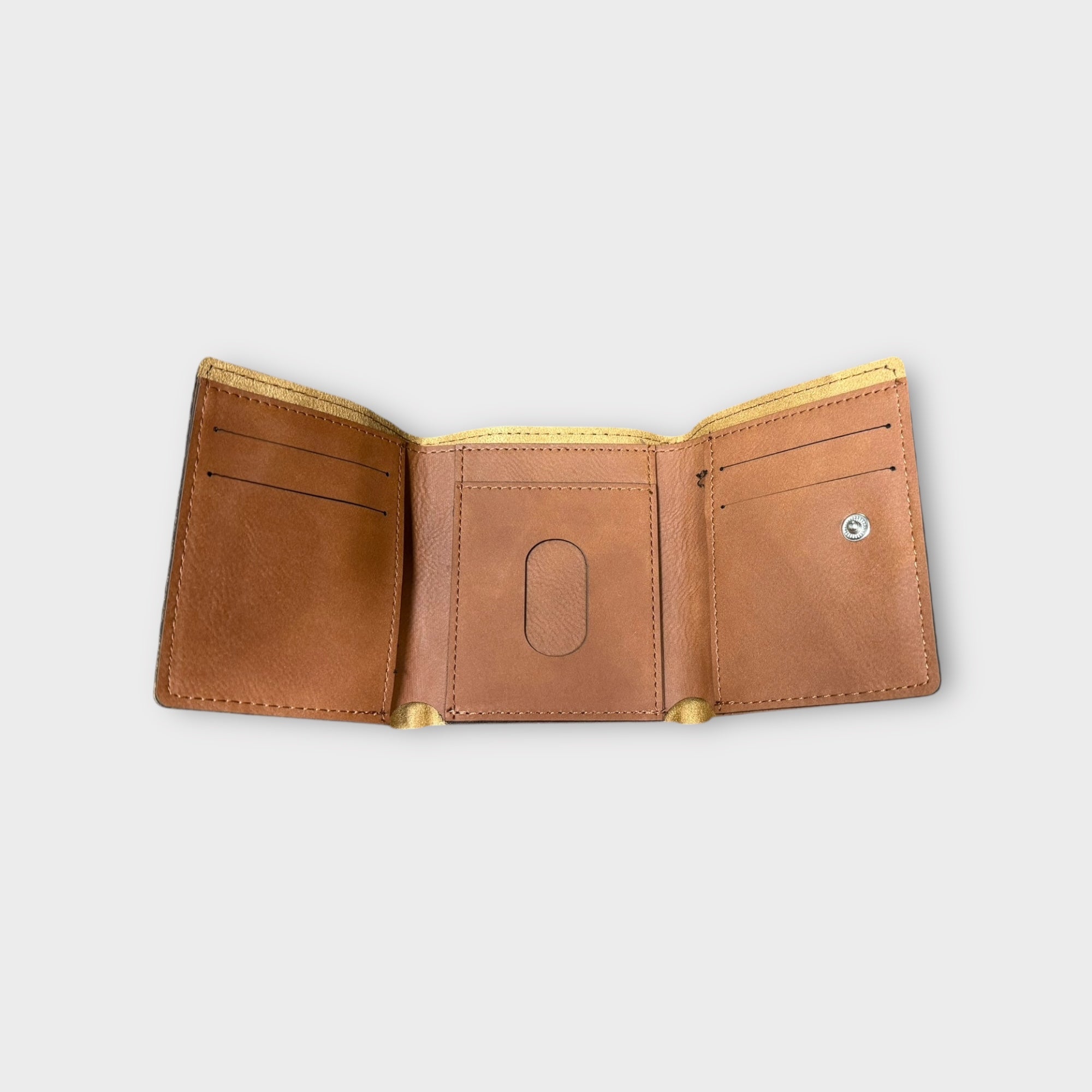 Trifold Wallet with Snap Closure