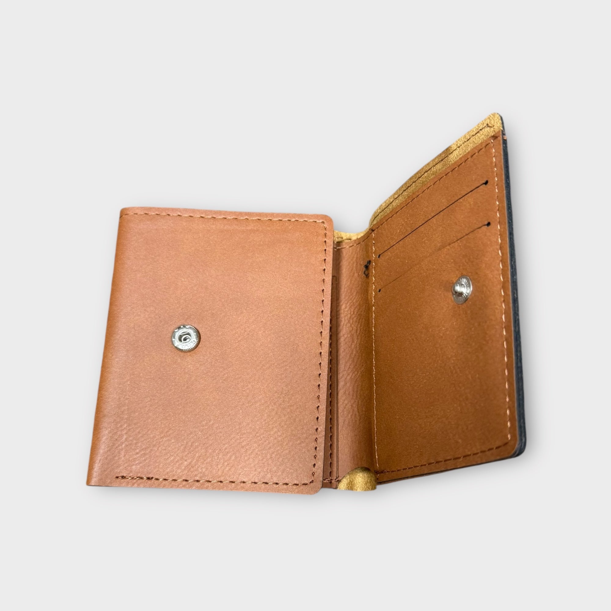 Trifold Wallet with Snap Closure