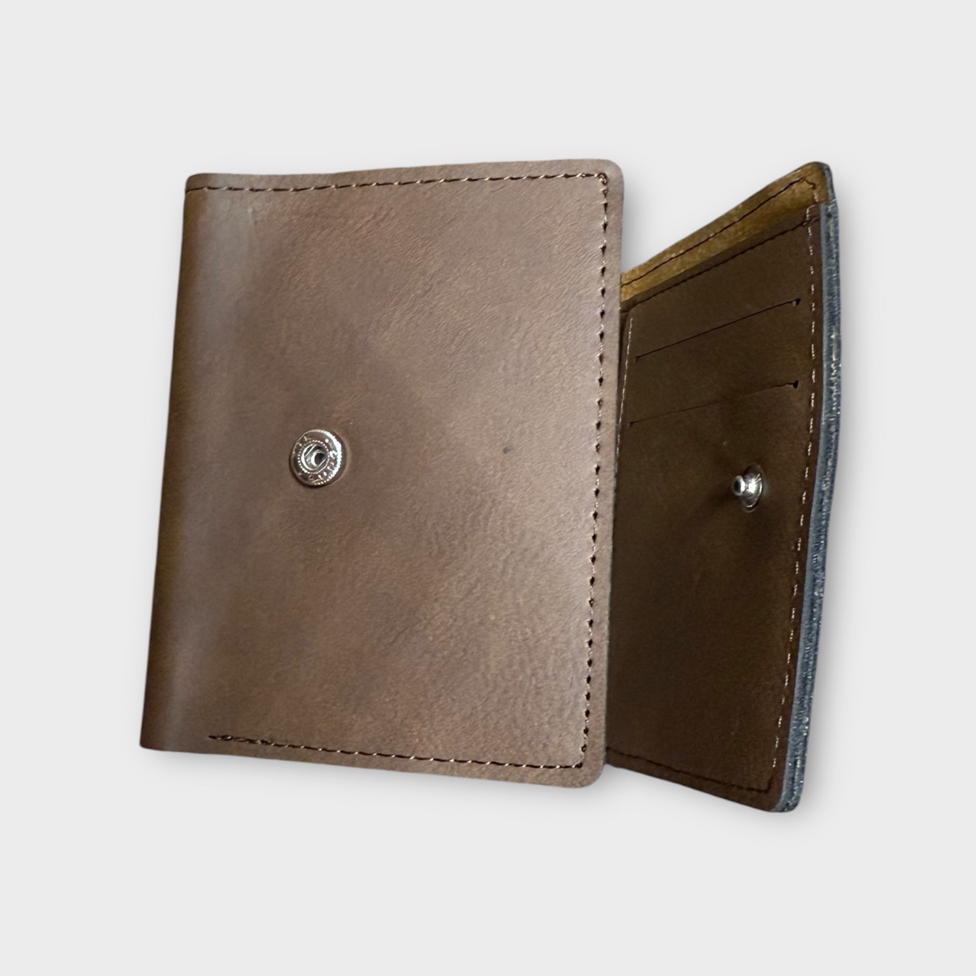 Trifold Wallet with Snap Closure