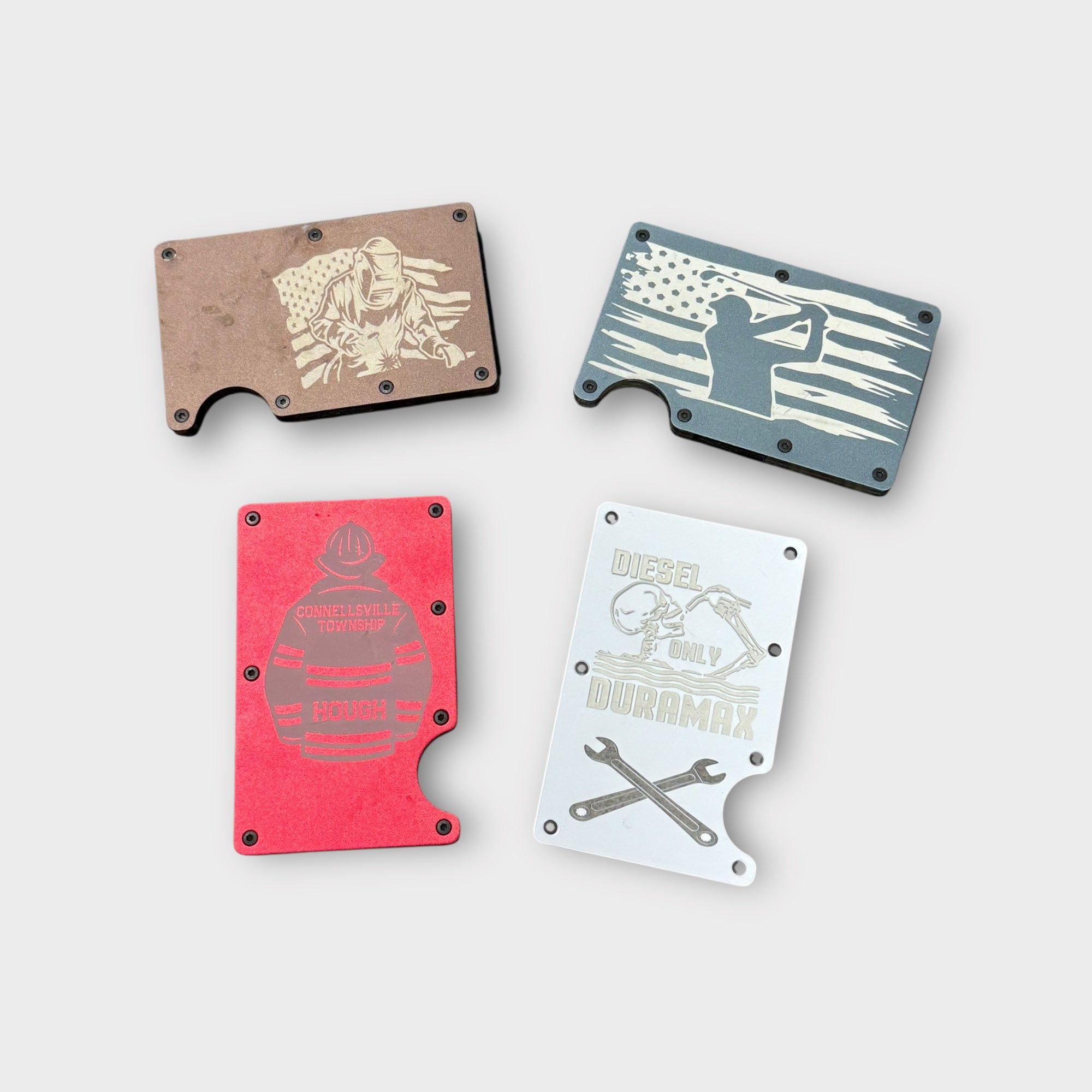 Metal Minimalist Wallet with RFID Protection – Sleek, Secure, and Personalized