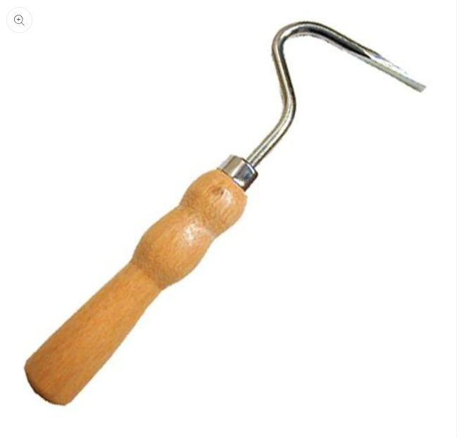 Wood Handle Hoof Pick with Engraving