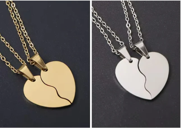 Split Heart Necklaces (2)