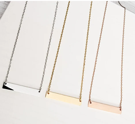 Horizontal Bar Necklace