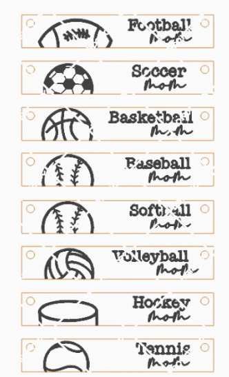 Sports Mom Bar Necklace