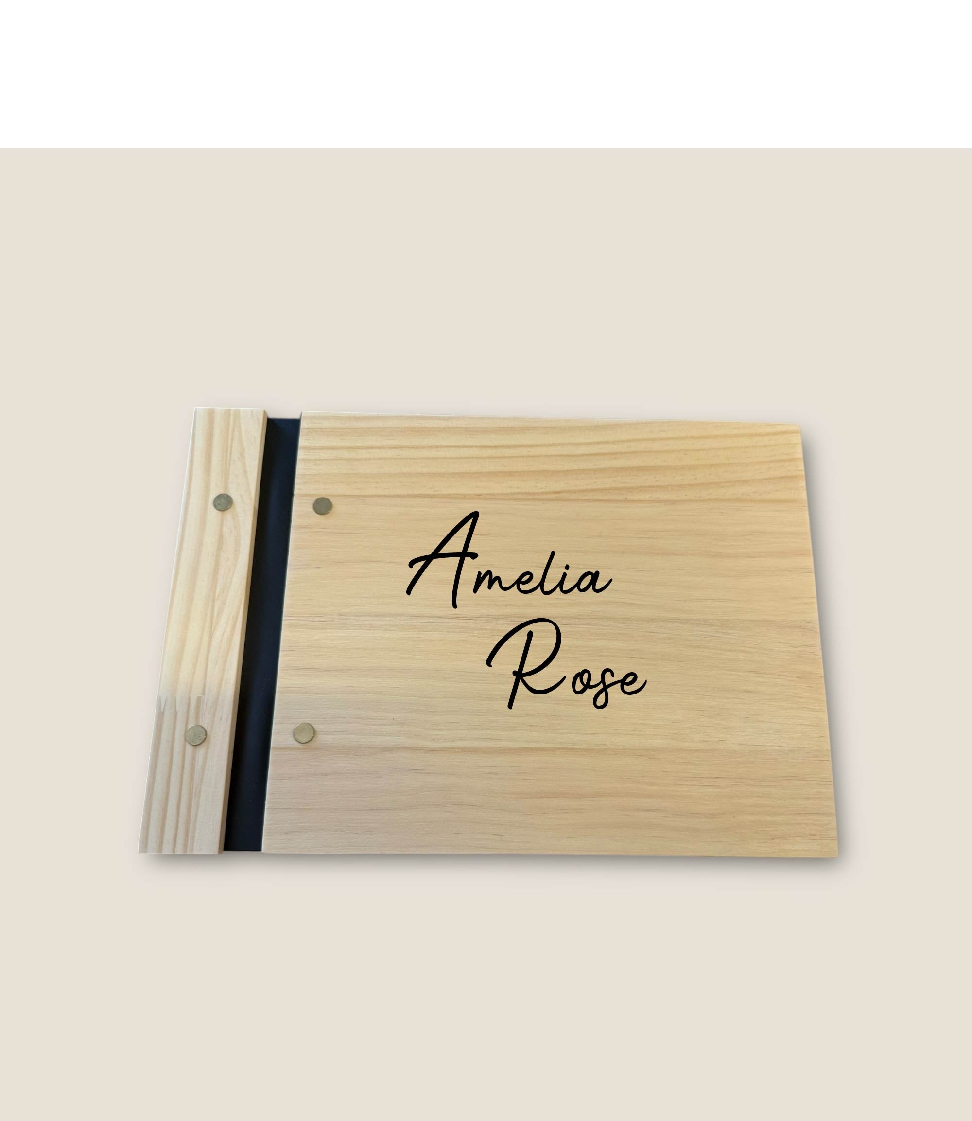 Wooden Guest Book