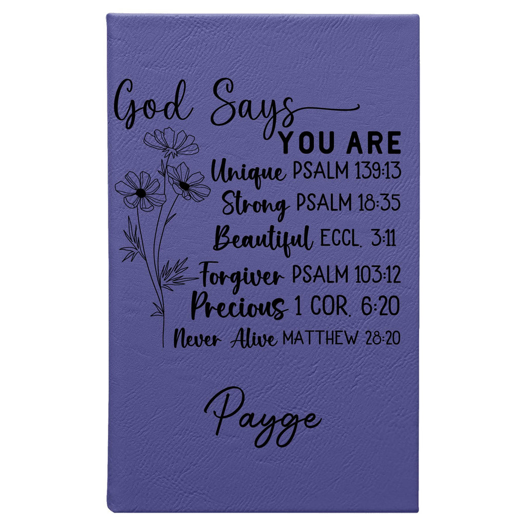 Leatherette Faith Journal