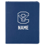 Blue Zippered Portfolio