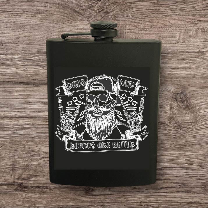 8 oz Metal Flask