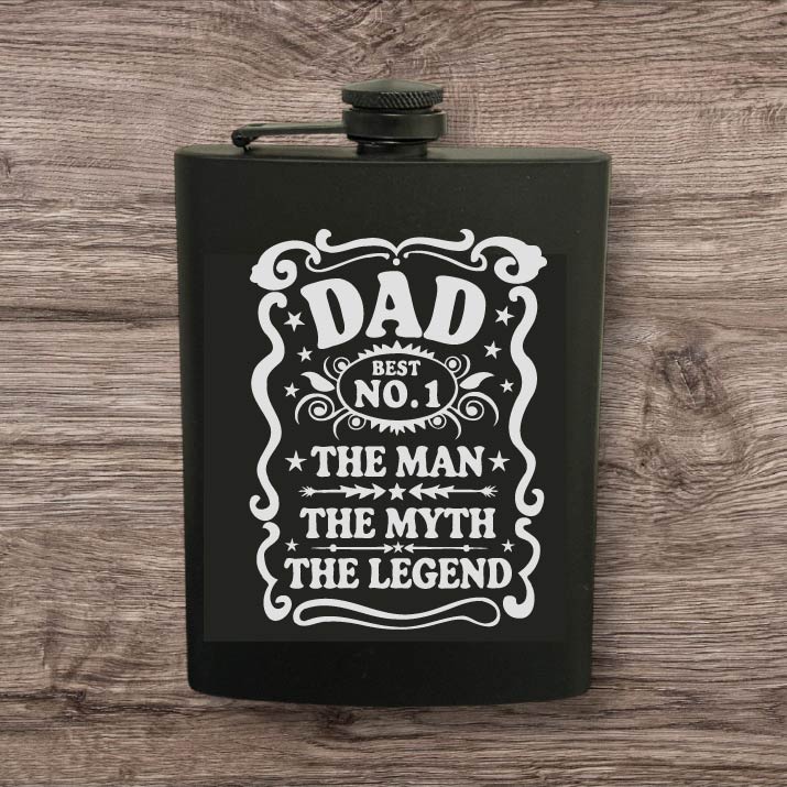 8 oz Metal Flask