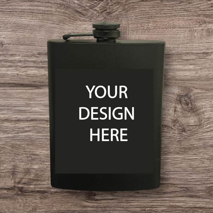 8 oz Metal Flask