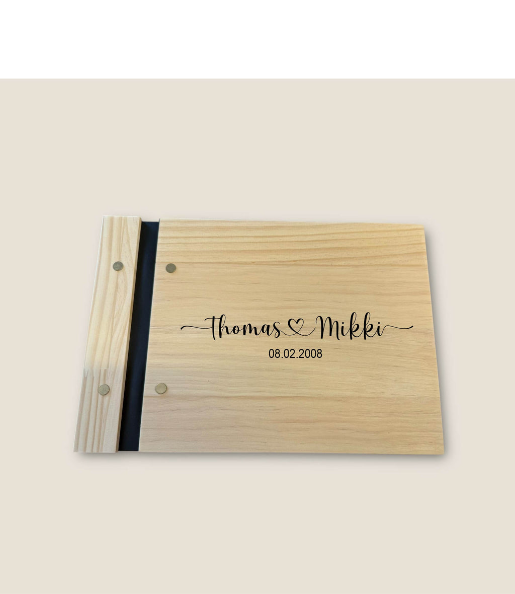 Wooden Guest Book