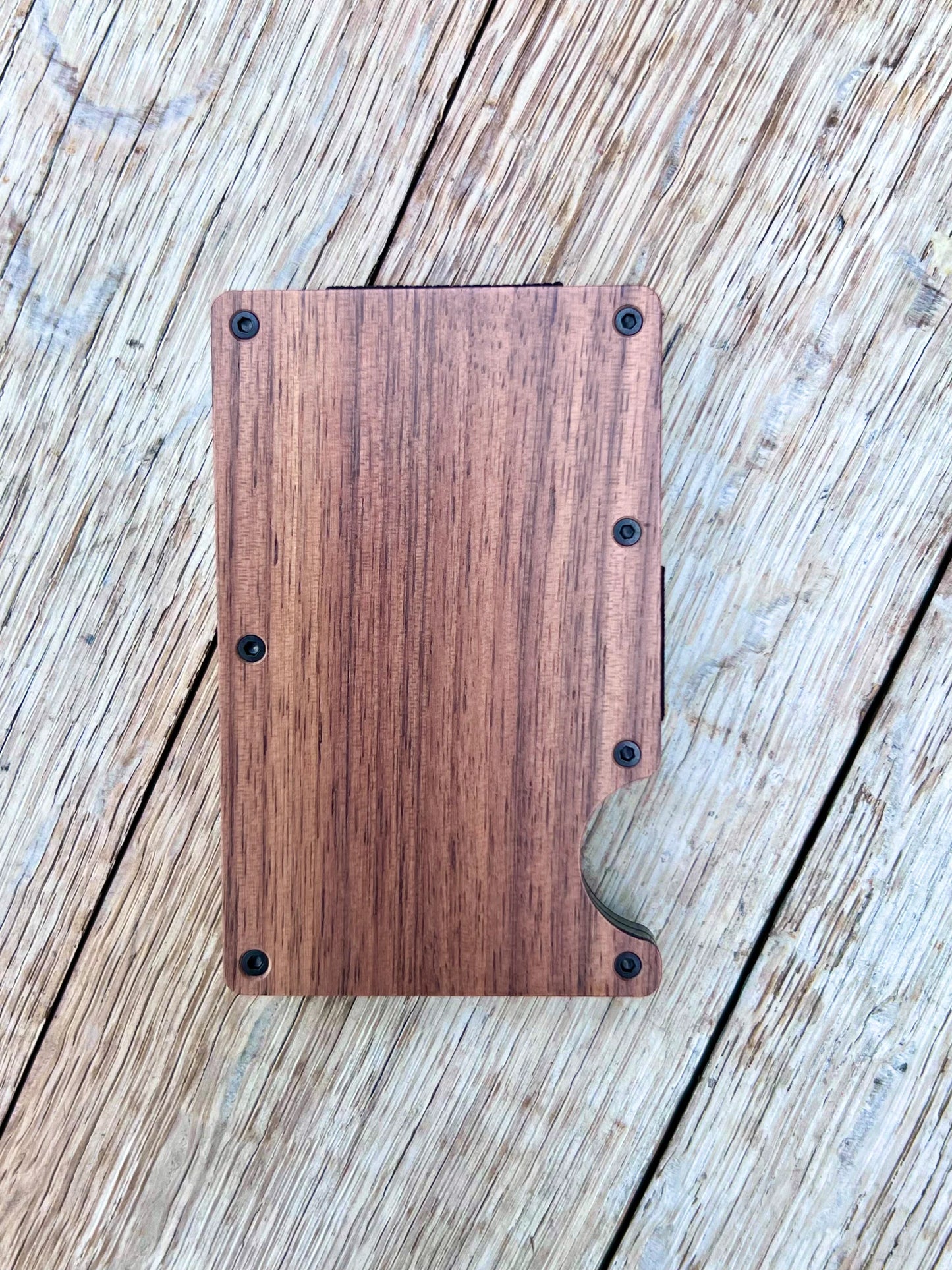 Wooden Minimalist Wallet