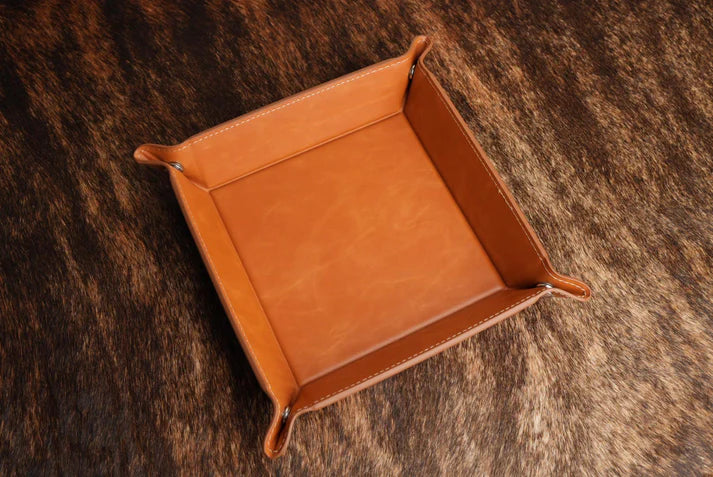 Leather Snap Tray